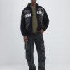 Black Embroidered Yokosuka Snake Hoodie
