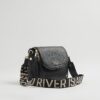 Black Flap Over Cross body bag