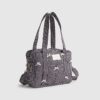 Black Gingham Bow Holdall Bag