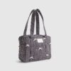 Black Gingham Bow Holdall Bag
