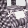 Black Gingham Bow Holdall Bag