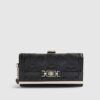 Black Heart Quilted Purse