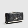 Black Heart Quilted Purse