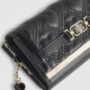 Black Heart Quilted Purse