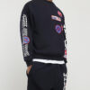 Black High Performance Badges Sweatshirt