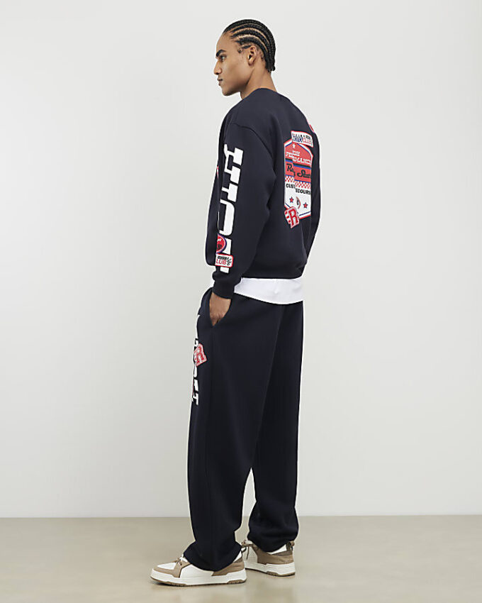 Black High Performance Badges Sweatshirt