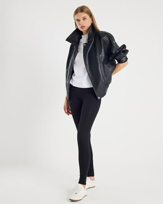 Black high waisted leggings