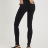 Black High Waisted Sculpt Black Skinny Jeans