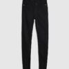 Black High Waisted Sculpt Black Skinny Jeans
