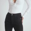 Black High Waisted Sculpt Flare Jeans