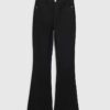 Black High Waisted Sculpt Flare Jeans