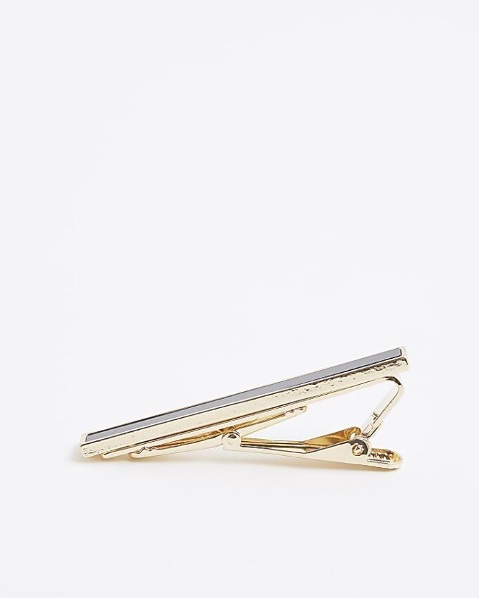Black Inlay Tie Slide