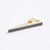 Black Inlay Tie Slide