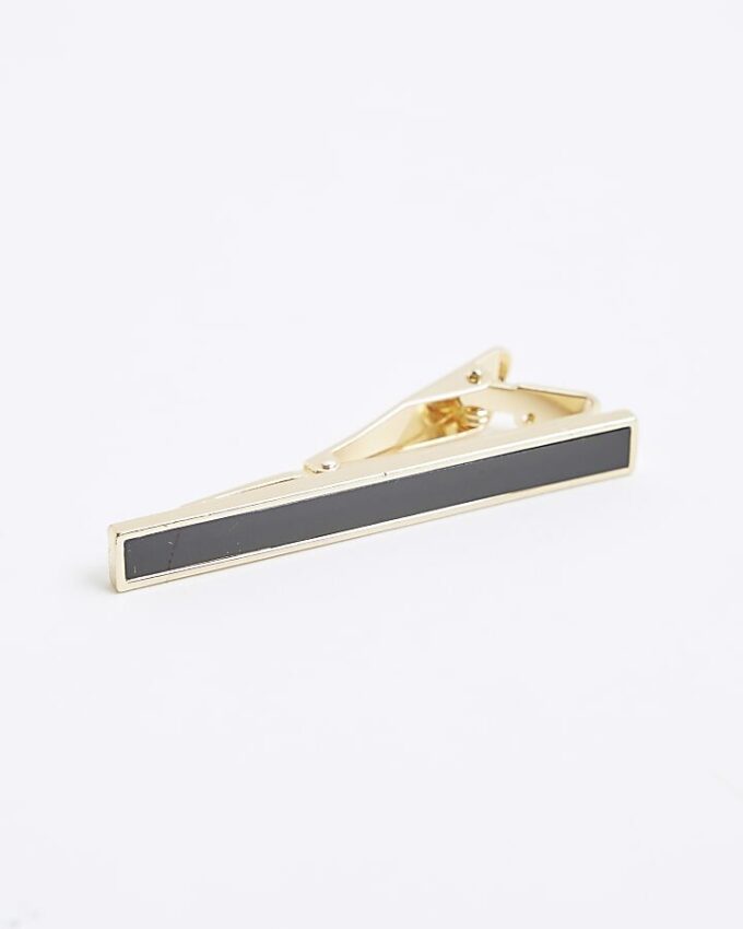 Black Inlay Tie Slide