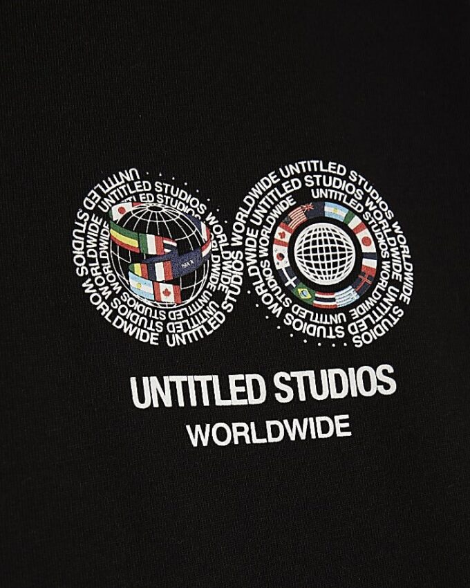 Black International Flag T-Shirt