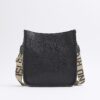 Black Logo Messenger Bag
