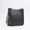 Black Logo Messenger Bag
