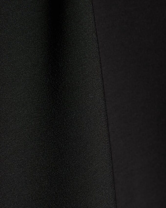 Black Long Sleeve Batwing Top