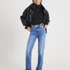 Black Long Sleeve Roll Neck Top