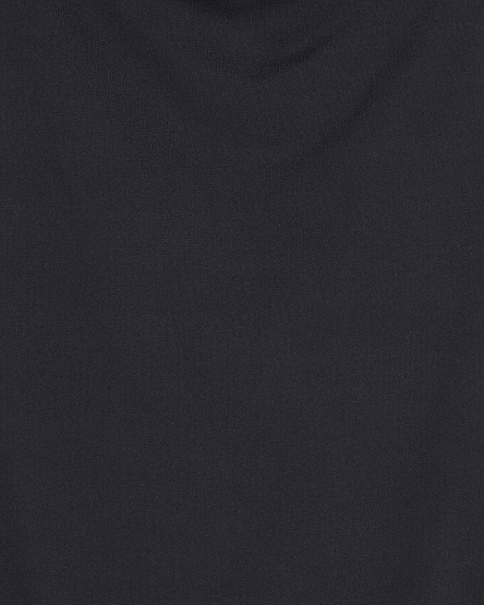 Black Long Sleeve Square Neck Bodysuit