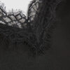 Black Longline Lace Cami Top
