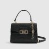 Black Mini Cross Body Tote Bag