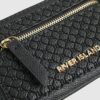 Black Monogram Embossed Mini Purse