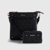 Black Monogram Messenger Bag Bundle