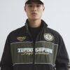 Black Motorcross Tracksuit Jacket