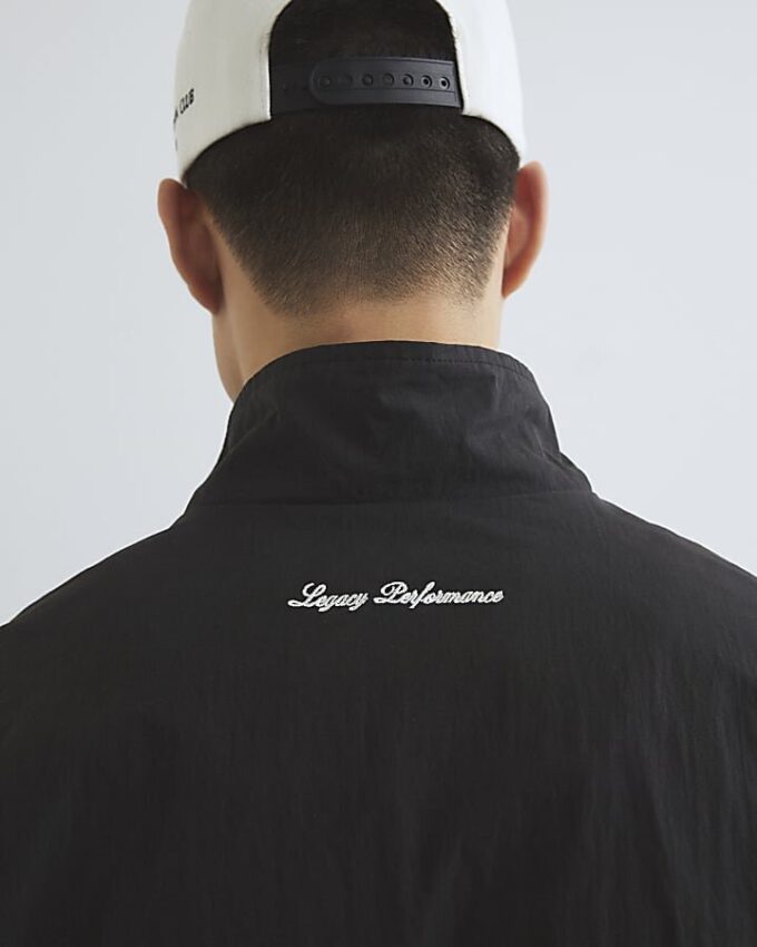 Black Motorcross Tracksuit Jacket