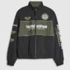 Black Motorcross Tracksuit Jacket