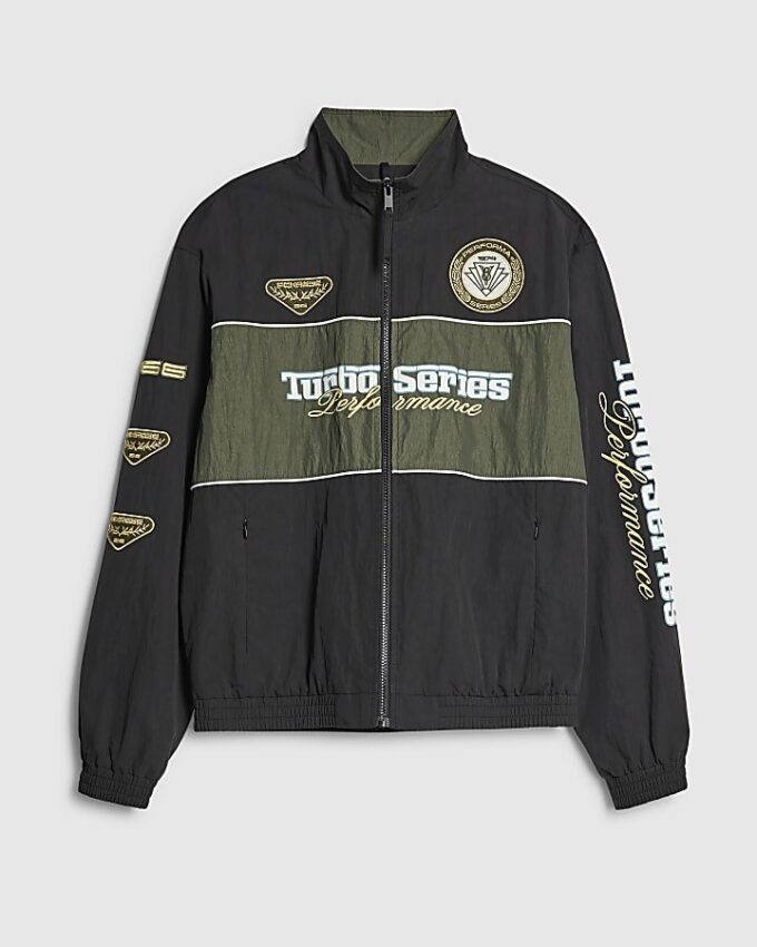 Black Motorcross Tracksuit Jacket
