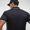 Black Muscle Fit Les Amis Stripe Polo Shirt
