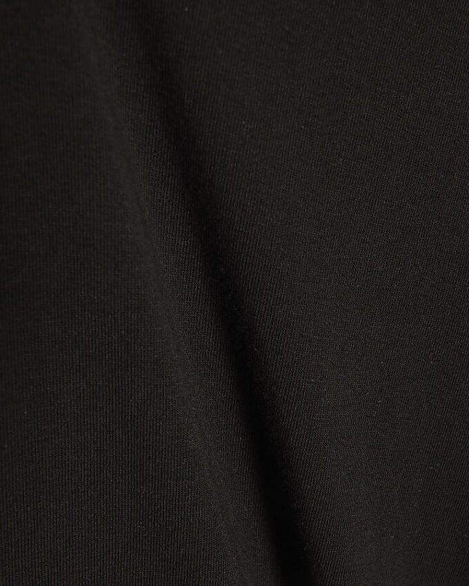 Black Muscle Fit V Neck T-Shirt