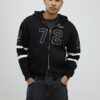 Black Oversized Fit 72 Palais Hoodie