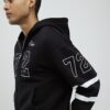 Black Oversized Fit 72 Palais Hoodie