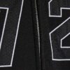 Black Oversized Fit 72 Palais Hoodie