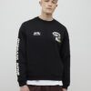 Black Oversized Fit Alpine Badging Sweatshirt