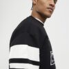 Black Oversized Fit Bandana Sweatshirt