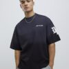 Black Oversized Fit Dept Inc T-Shirt