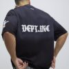 Black Oversized Fit Dept Inc T-Shirt