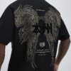Black Oversized Fit Honshu Beasty T-Shirt