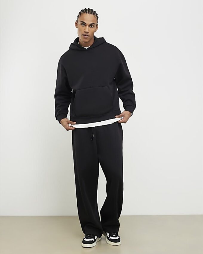 Black Oversized Fit Hoodie