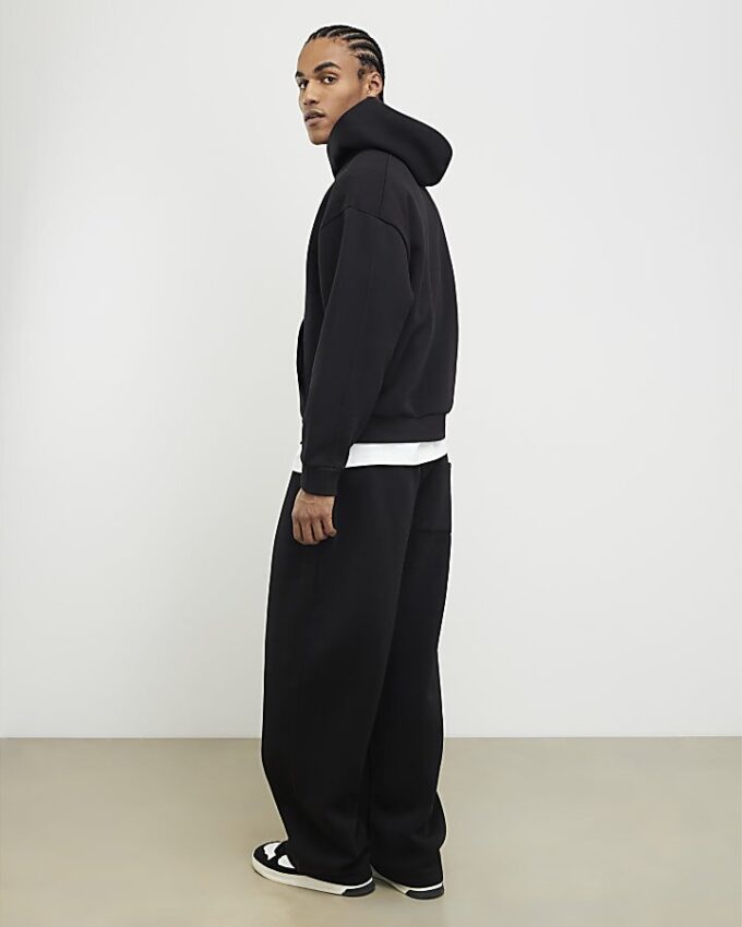 Black Oversized Fit Hoodie