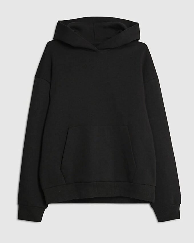 Black Oversized Fit Hoodie