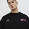 Black Oversized Fit Japanese Car T-Shirt