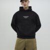 Black Oversized Fit Kagoshima Dragon Hoodie