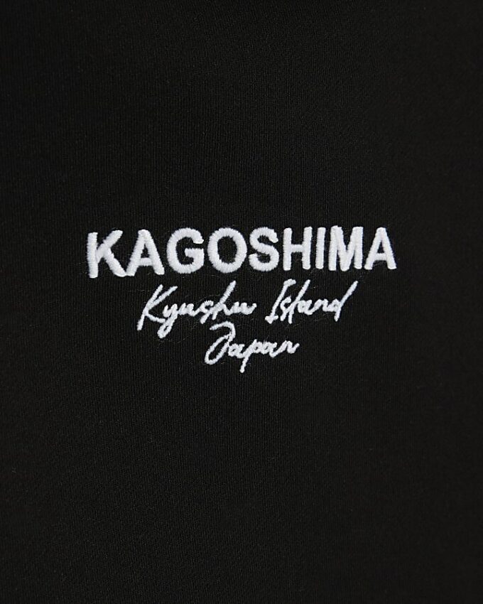 Black Oversized Fit Kagoshima Dragon Hoodie