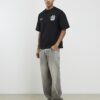 Black Oversized Fit Kazaki Crane T-Shirt