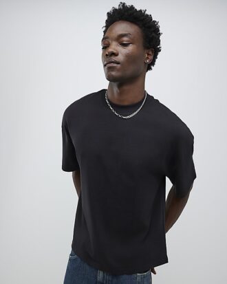 Black Oversized Fit Pack Of 3 T-Shirts